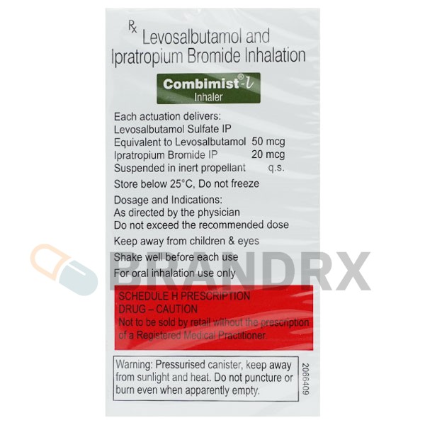 Combimist L Inhaler 200 MD 70 mcg Zydus Healthcare Ltd.
